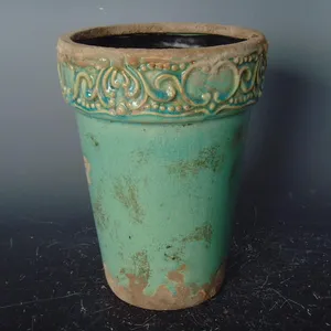 2019 gros pots de plantes en céramique shabby chic MK37/gros pots de fleurs ChaoZhou en céramique