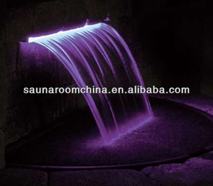 LED thay đổi màu sắc bằng thép không gỉ hồ bơi Thác sáng tạo hồ bơi công cụ & phụ kiện - Product Image 2