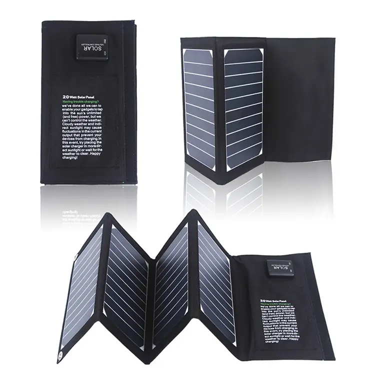 Panel Solar Flexible para teléfono móvil y portátil, película fina de silicona amorfa de alta eficiencia