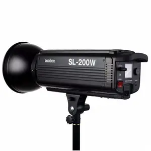 Godox SL-200 200Ws 5600 K LED Video Işığı Studio Sürekli Lambası Kamera Dv Kamera için
