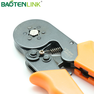 BAOTENG स्वयं समायोजन शाफ़्ट मैनुअल कनेक्टर Crimper Plier केबल सामी <span class=keywords><strong>Crimping</strong></span> उपकरण