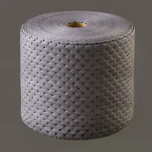 Grey Color Universal Oil And Liquid Absorbent Roll Industrial Oil Absorbent Roll