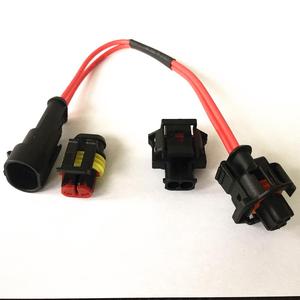 1928403874ขั้วต่อกันน้ำ2ขา Tycos 282080-1ซ็อกเก็ตหญิงลากสายรถยนต์1015 18AWG 15ซม. สำหรับการเชื่อมต่อรถ - Product Image 2