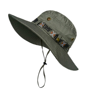 Wholesale New Summer Custom <strong>Funky</strong> Safari Fisher Hiking Unisex <strong>Bucket</strong> <strong>Hats</strong> - Product Image 2