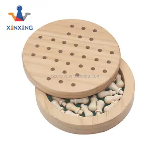 houten reizen spelletjes mini solitaire bordspel 8316a