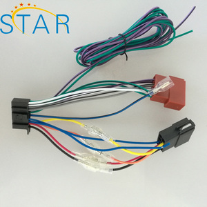 Connecteur radio automobile 22 broches vers faisceau de câblage ISO pour lecteur <span class=keywords><strong>CD</strong></span>, faisceau de câblage - Product Image 2
