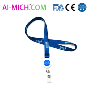 AI-MICH Custom Dye Sublimatie Platte Polyester Intrekbare <span class=keywords><strong>Yoyo</strong></span> Reel <span class=keywords><strong>Lanyard</strong></span> - Product Image 5