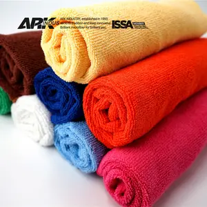 100%Polyester Red Microfiber Kitchen Towel Wholesale 40cmx40cm 300gsm