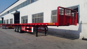 40FT Tri-Trục Flatbed/Nền Tảng/<span class=keywords><strong>Container</strong></span> Xe Tải <span class=keywords><strong>Trailer</strong></span> Bán - Product Image 6