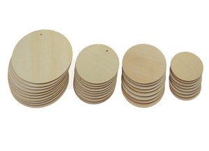 Bestseller 2024: Dischi in Legno da 1,5 Pollici, Targhette in Legno Grezzo per Decorazioni Fai-da-Te, Artigianato e Ornamenti - Product Image 5