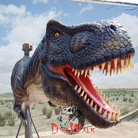 Dino0015 Dinowalk faire incroyable réaliste animatronic dinosaure t-rex tête modèle à vendre