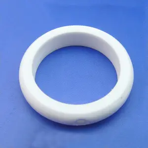 Anillo de cerámica de Zirconia blanca Industrial resistente