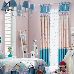 Commercio all'ingrosso Della Cina della rappezzatura di stile del fumetto stampato tenda <span class=keywords><strong>per</strong></span> i <span class=keywords><strong>bambini</strong></span> camera da letto - Product Image 1