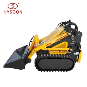 Kleine Landbouw Machines Hysoon Tractor Mini Crawler Wiellader