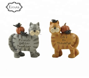 Créateur, dont la main métier de résine mignon petit chat Halloween ornement cadeau - Product Image 1