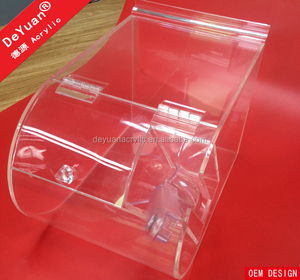 Acrylic Slatwall Candy Bin with Scoop