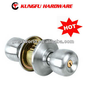 Hochwertige Edelstahl-Zylinderschloss-Kugel tür Zink material Verzinktes Finish Anpassbare Verpackungs optionen Beutel lauf - Product Image 5