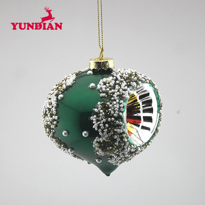 Baoyding — verre suspendu en forme de boule de noël, décoration suspendue, vente en gros, 15 pouces - Product Image 5