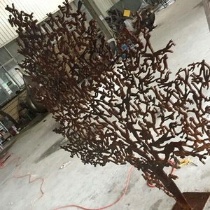 Moderna e Popolare Scultura d'Albero in Acciaio Corten per Decorazione del <span class=keywords><strong>Giardino</strong></span> - Product Image 5