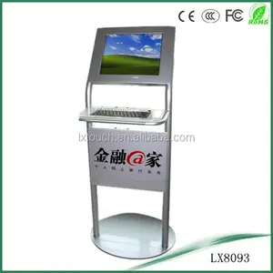 LCD Interactive Screen Kiosk With Card Reader Keyboard Printer Cinema Ticket Vending Machine Airport Check-in Kiosk