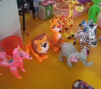 Jouets animaux gonflables, 12 pièces, plusieurs dessins, modèle de ballon
