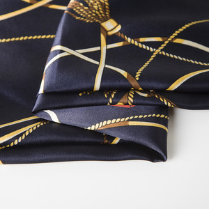 <strong>Scarves</strong> <strong>for</strong> <strong>Women</strong> Fashion Striped Print Silk Satin Chiffon <strong>Scarf</strong> 90cm Luxury Brand Design Square Shawls Muslim Hijab Scarfs - Product Image 6