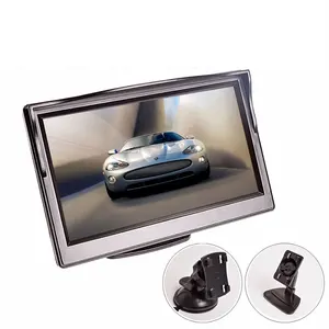 5 Inci HD TFT Layar LCD Pandangan Monitor Belakang Mobil untuk Kamera Cadangan Mobil TV Layar