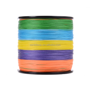 สายเอ็นตกปลา PE แบบถัก4เส้นยาว500เมตรสีแดง1000เมตรสำหรับตกปลาในแม่น้ำอุปกรณ์ตกปลาขายส่ง - Product Image 6