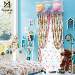 Ordine all'ingrosso di alta qualità nero di stampa del tessuto della tenda del fumetto <span class=keywords><strong>per</strong></span> i <span class=keywords><strong>bambini</strong></span> - Product Image 5