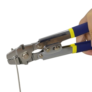 Nhôm Hình Bầu Dục Tay Áo Dây Rope Crimping Công Cụ An Toàn Khóa Cá Mini Tay Crimper - Product Image 4