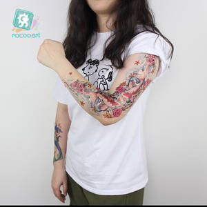 Tatuaje Temporal Personalizado Impermeable de Manga <span class=keywords><strong>Completa</strong></span> <span class=keywords><strong>para</strong></span> <span class=keywords><strong>Pierna</strong></span>, Brazo y Mano con Diseño de Calavera <span class=keywords><strong>para</strong></span> <span class=keywords><strong>Hombre</strong></span> y Mujer - Product Image 2