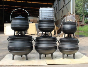 Olla <span class=keywords><strong>grande</strong></span> <span class=keywords><strong>de</strong></span> <span class=keywords><strong>hierro</strong></span> fundido para cocinar, <span class=keywords><strong>Caldero</strong></span> <span class=keywords><strong>de</strong></span> tres patas <span class=keywords><strong>de</strong></span> Metal - Product Image 5