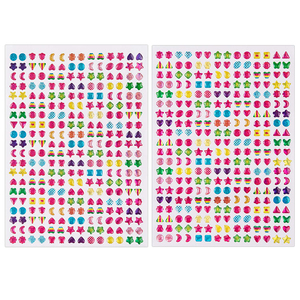 Vente chaude enfants BRICOLAGE décoratif 3D <span class=keywords><strong>bijou</strong></span> paillettes époxy autocollant en cristal de diamant pour fille - Product Image 1