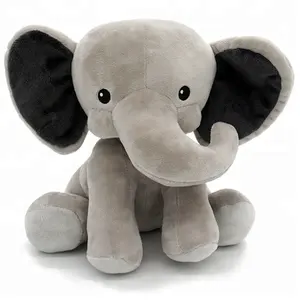 Elefante de peluche con orejas grandes para niños, elefante de peluche con orejas grandes, personalizado, barato, venta al por mayor - Product Image 1