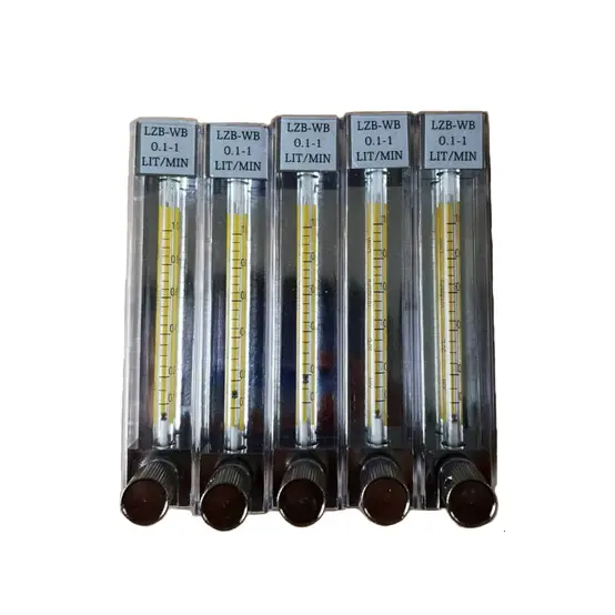 Good Quality Pump Water Oxygen Thermal Mass Aluminium Flowmeter Clamp On gas Air Water Liquid Glass tube Pipe rotameter