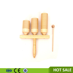 De Madera de <span class=keywords><strong>instrumento</strong></span> de percusión de tres tonos de <span class=keywords><strong>agogo</strong></span> - Product Image 2