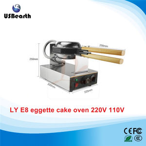 Machine à gaufres électriques chinoises professionnelles LY E8, appareil à gaufres à bulles, four à gâteaux aux œufs, 220V 110V, prise EU US - Product Image 2