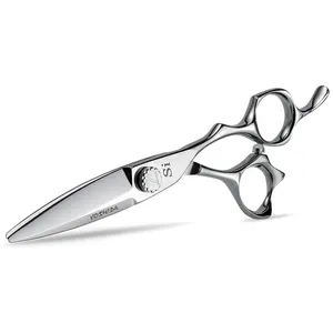 Эргономичные ножницы парикмахера Si-60 профессиональные слайд ножницы для волос