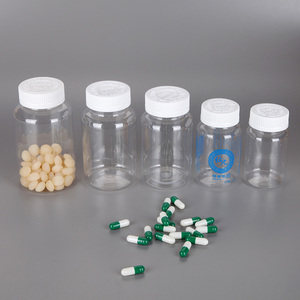 Botol Suplemen Vitamin Kosong 300cc Botol Pil Obat Plastik dengan Penutup - Product Image 2
