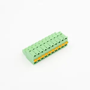 Pcb push pin conector de paso macho bloque de terminales de 3,81mm