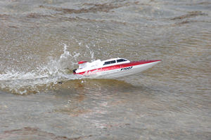 CY007 20 <span class=keywords><strong>km</strong></span>/<span class=keywords><strong>h</strong></span> 2.4GHZ télécommande course jouet Rc <span class=keywords><strong>bateau</strong></span> avec haute vitesse hors-bord modèle garçon jouet pour cadeau - Product Image 2