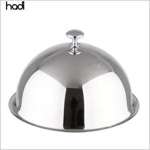 Buffet de accesorios de acero inoxidable cúpula plato cubierta de plata comida cubierta inoxidable oro plato cubierta - Product Image 3