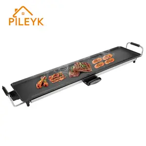 Mini barbecue électrique, poêle et Grill plat de haute qualité, 2000W, automatique, 2000w, fait main, CE GS, en stock