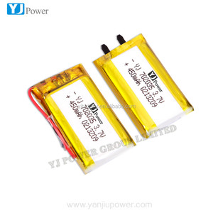 Litio recargable 3,7 V 450 mAh Li-ion batería de polímero para productos digitales - Product Image 5