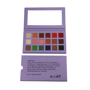 <span class=keywords><strong>Paleta</strong></span> de sombras de ojos de 18 colores de alta calidad Muestra gratis <span class=keywords><strong>Paleta</strong></span> de belleza brillante mate <span class=keywords><strong>con</strong></span> purpurina Maquillaje en polvo de etiqueta privada - Product Image 3