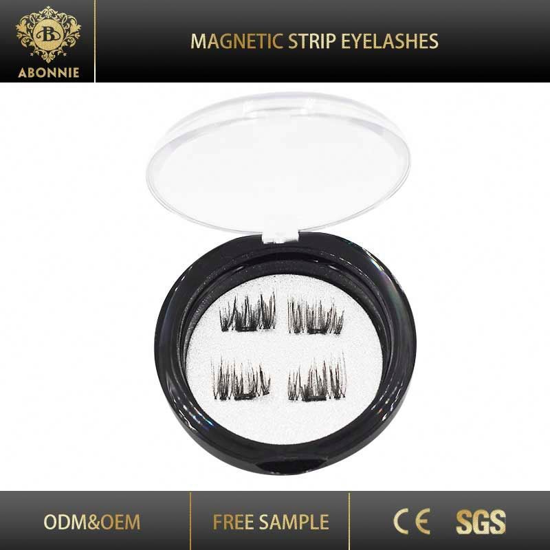 5% Magnétique Réduits Cils 3d Synthétique Faux Cils Avec Un Emballage Personnalisé