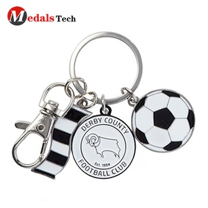 Porte-clés de balle de <span class=keywords><strong>rugby</strong></span>, en métal, avec imprimé vintage, personnalisé - Product Image 3