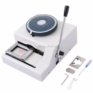 Cầm tay hướng dẫn sử dụng Pet tag máy dập nổi với 52 ký tự kim loại tấm số Dog Tag máy dập nổi nhỏ và di động - Product Image 1