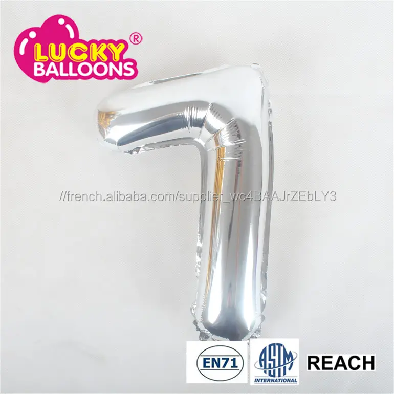 Chine en gros 16 "mini partie nombre d'hélium imprimé 0-9 ballons
