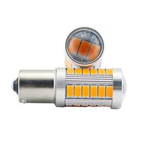 Bombillas LED 1156 BAU15S <span class=keywords><strong>PY21W</strong></span> <span class=keywords><strong>7507</strong></span> para Automóviles, Luces de Señal de Giro, Iluminación Ámbar/Naranja, Blanco, Rojo, Azul, 5630 33SMD - Product Image 2